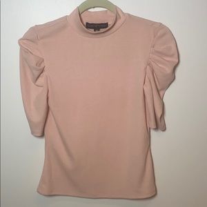 💕 3 for $55 | Baby Pink Fancy shoulder Blouse